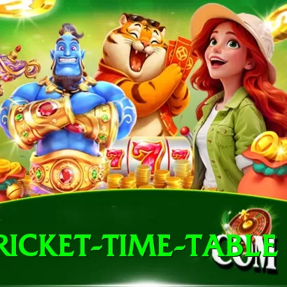 cricket time table PK Master - 2